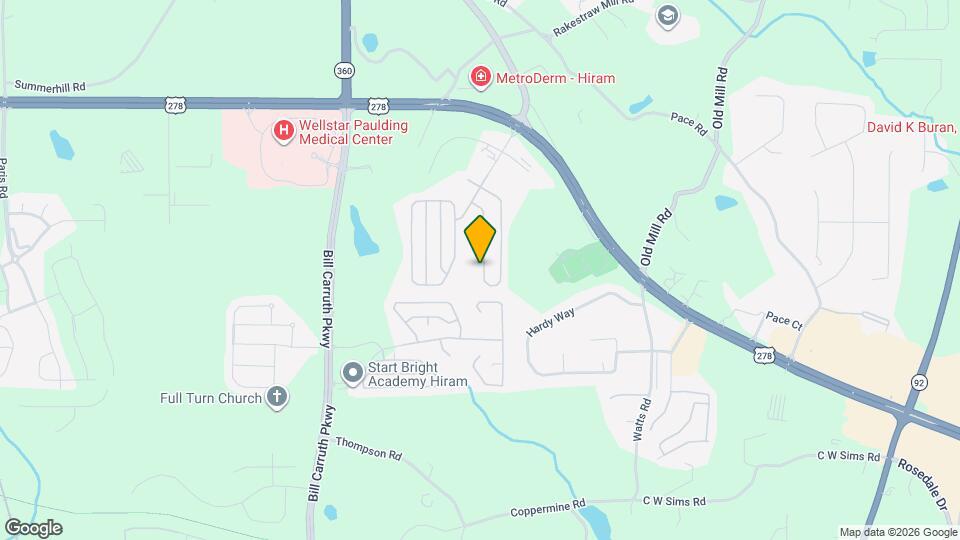351 Highland Falls Dr Map and Location Details