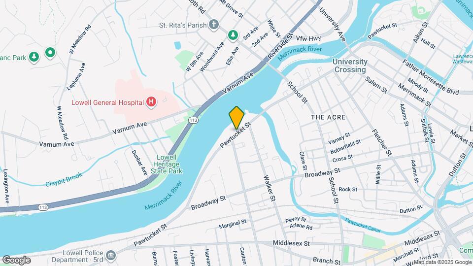 527 Pawtucket St Map and Location Details
