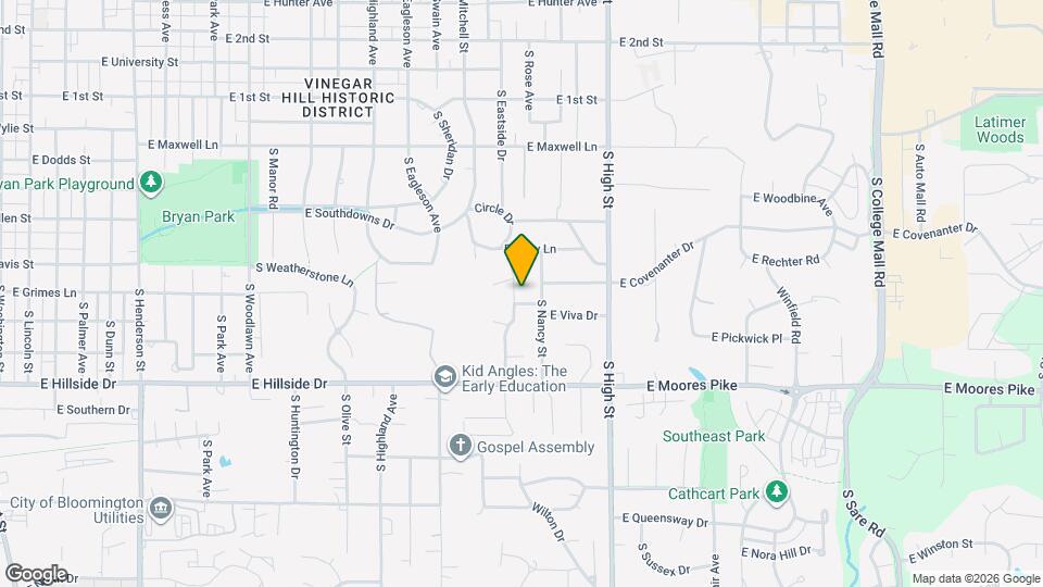 1201 S Longwood Dr Map and Location Details