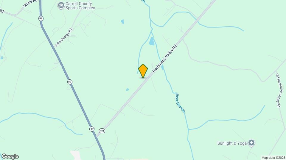 190 Bachmans Valley Rd Map and Location Details