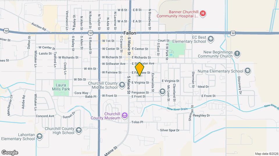 535 Churchill St Map and Location Details