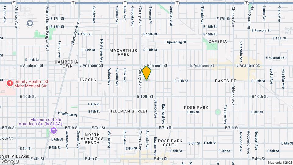 1095-1099 St Louis Ave Mapa y Detalles de la Ubicación