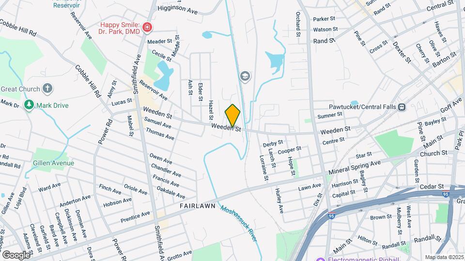 546 Weeden St Map and Location Details