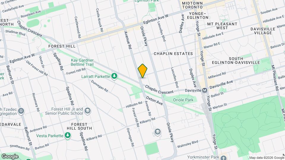 873 Avenue Rd Map and Location Details