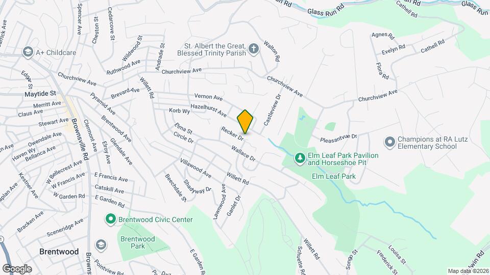 3341 Recker Dr Map and Location Details