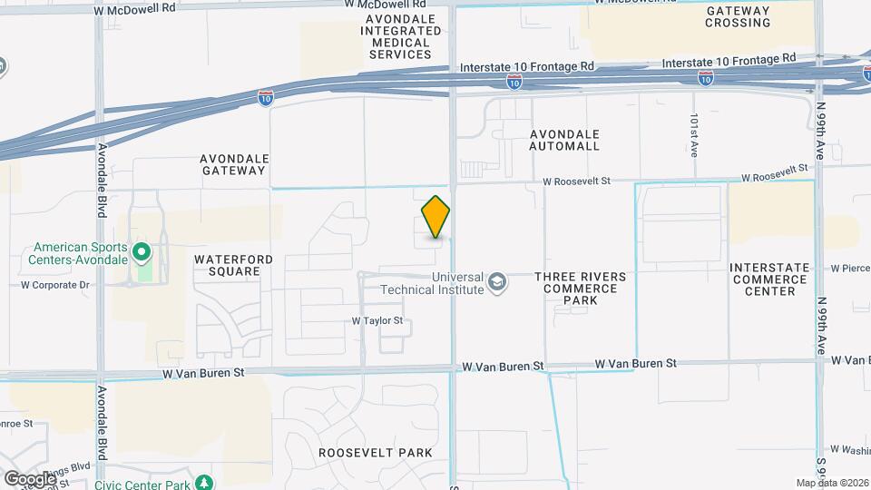 10758 W McKinley St Map and Location Details