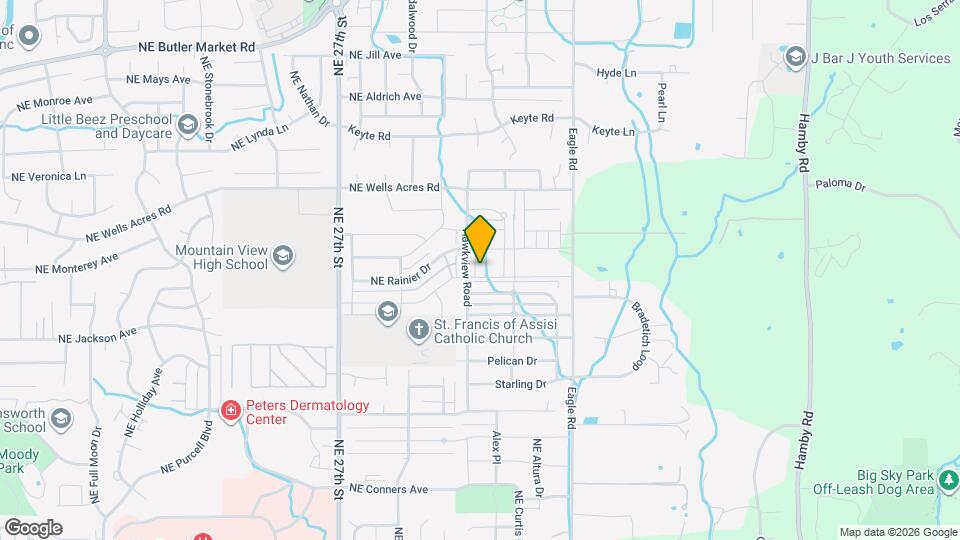 2713 NE Black Oak Pl Map and Location Details