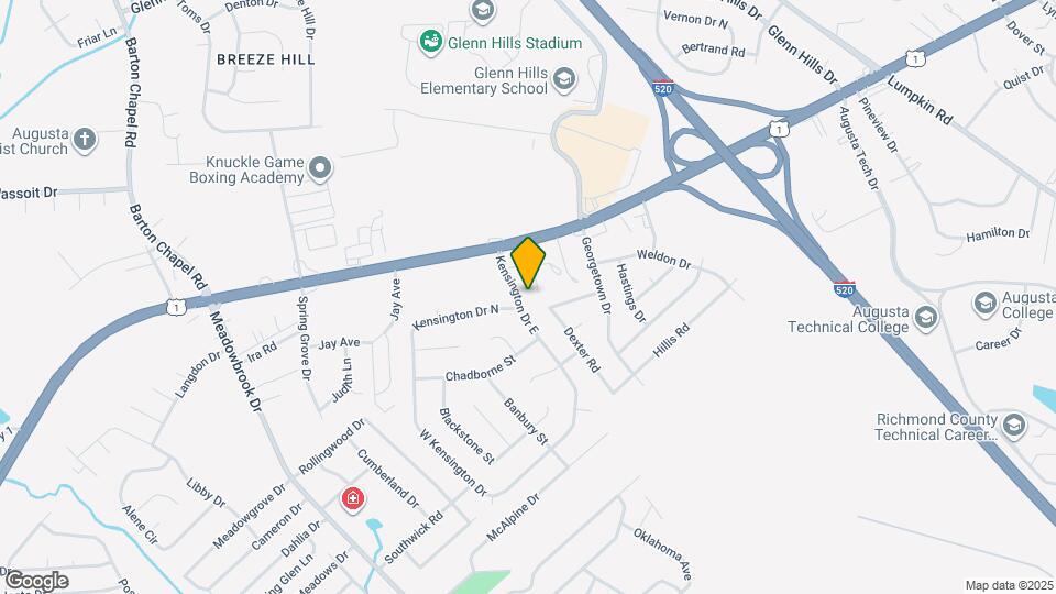 2516 Kensington Dr E Map and Location Details