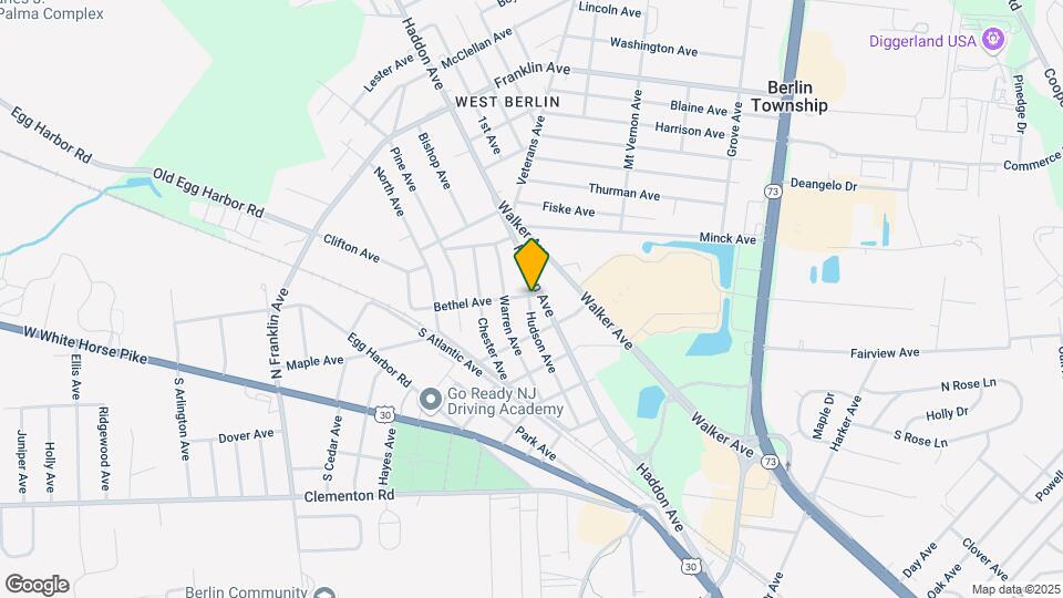 168 Haddon Ave, Unit B Map and Location Details