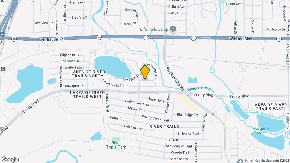 8716 Lake Meadows Ln Map and Location Details