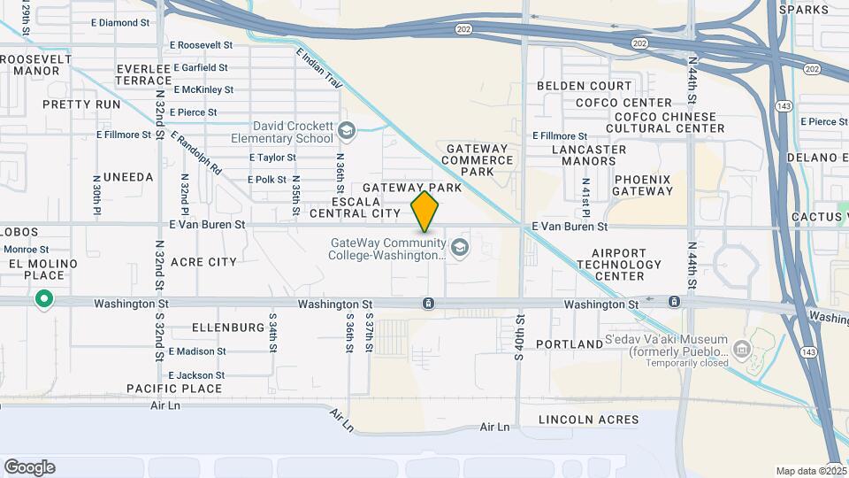 3757 E Van Buren St Map and Location Details