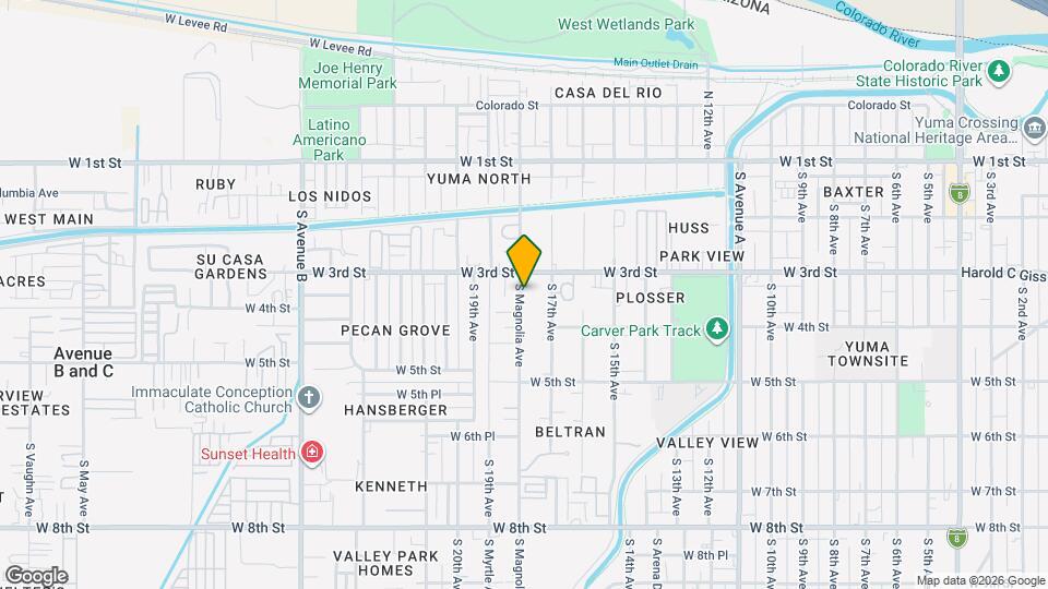 313 S Magnolia Ave Map and Location Details