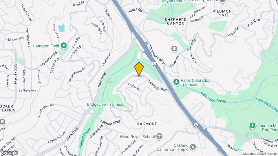 2373 Leimert Blvd Map and Location Details