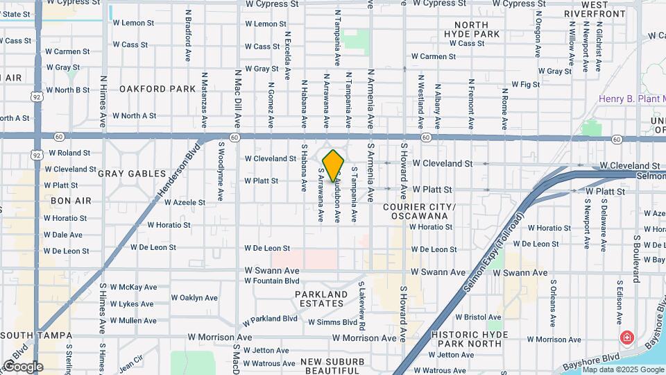 303 S Audubon Ave Map and Location Details