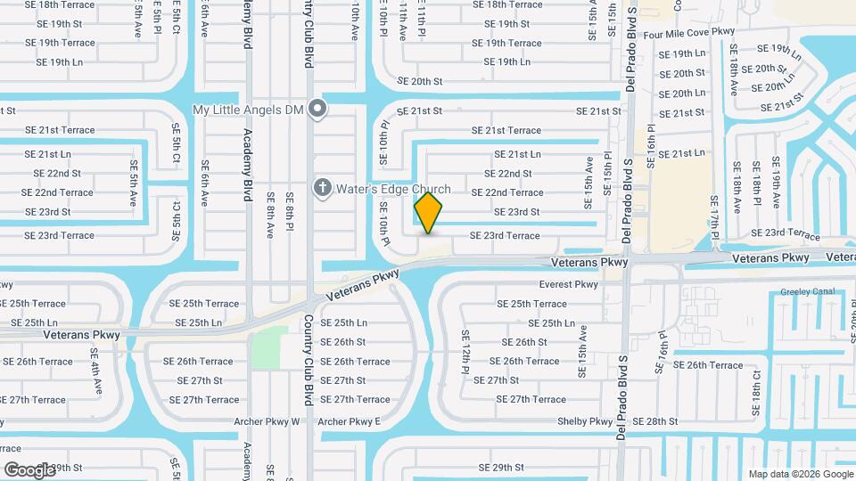 1108 SE 23rd Terrace Mapa y Detalles de la Ubicación