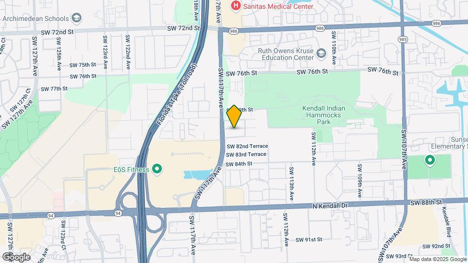 11550 SW 80th Terrace Map and Location Details