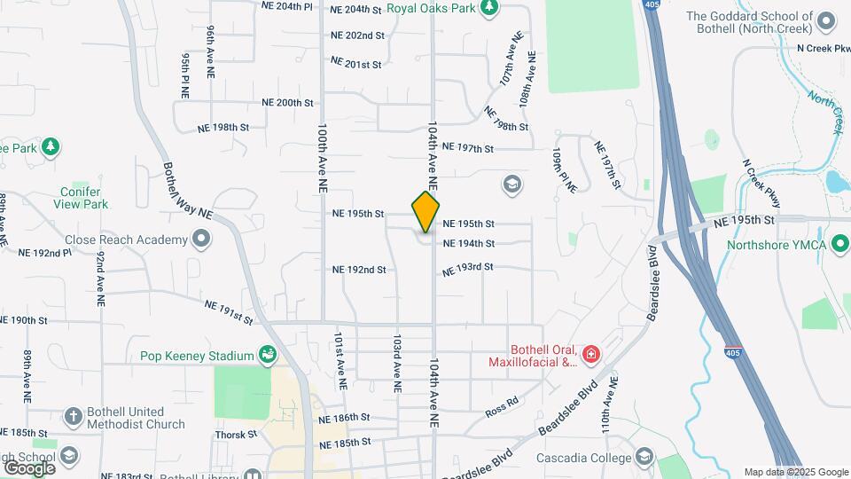 10322 NE 194th St Map and Location Details