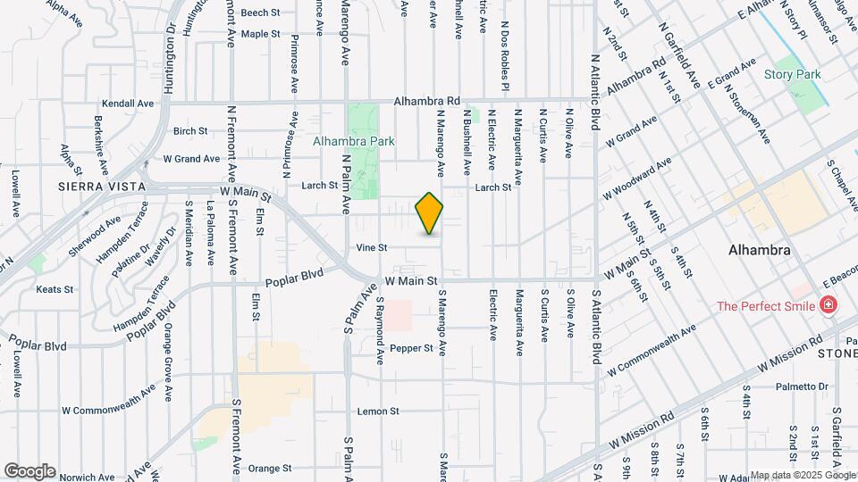 Vine Court Mapa y Detalles de la Ubicación