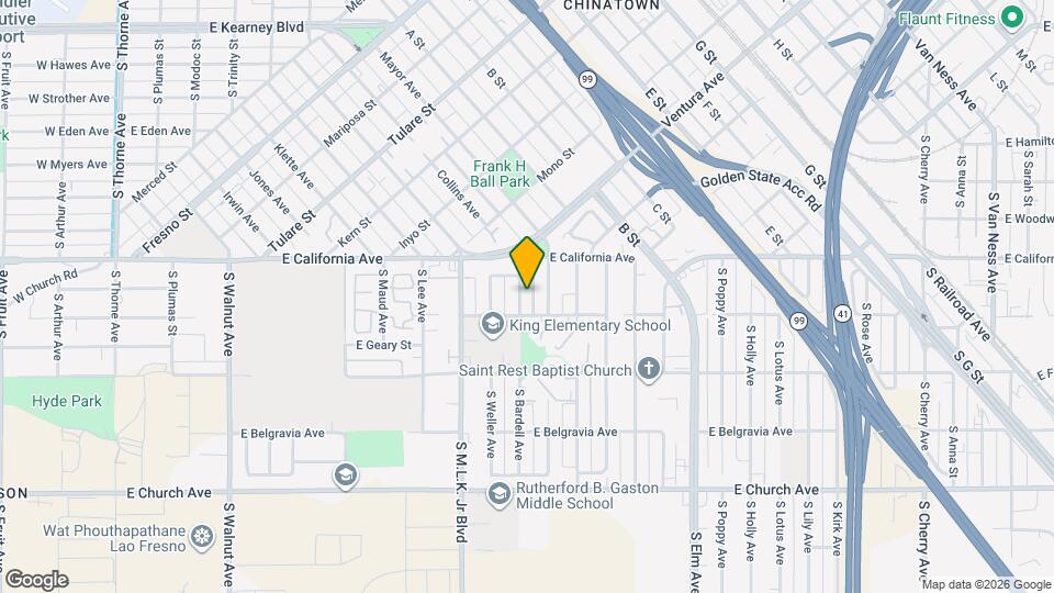 2155 S Bardell Ave Map and Location Details