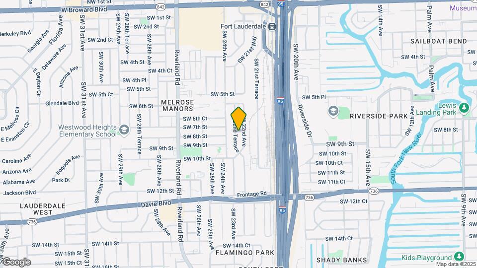 712 SW 22nd Terrace Map and Location Details