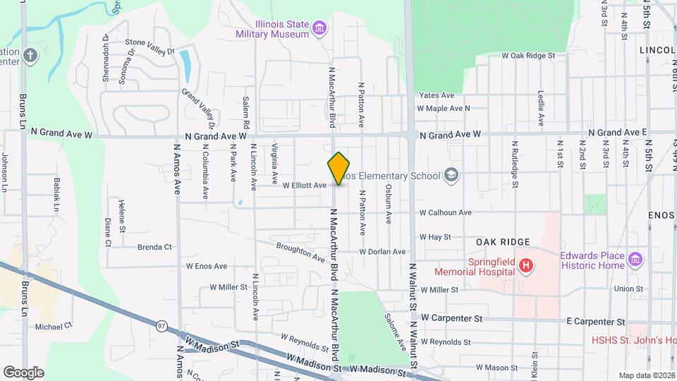 1030 N MacArthur Blvd Map and Location Details