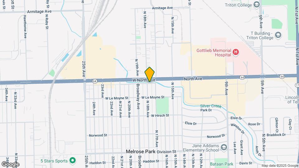 1835 N 18th Ave Map and Location Details