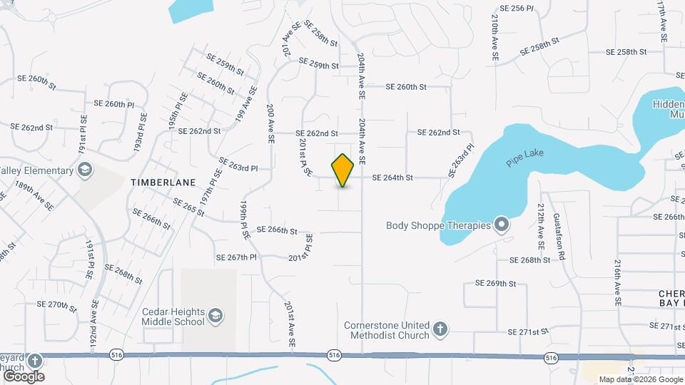 26412 203rd Ave SE Mapa y Detalles de la Ubicación