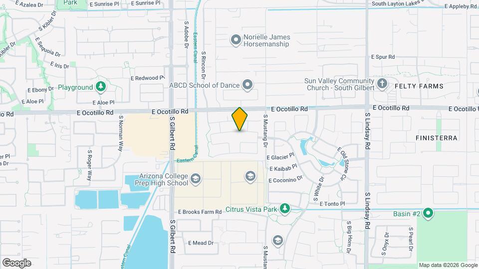 3423 E Zion Way Map and Location Details