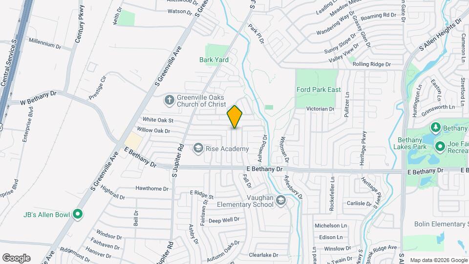 709 Ridgemont Dr Mapa y Detalles de la Ubicación