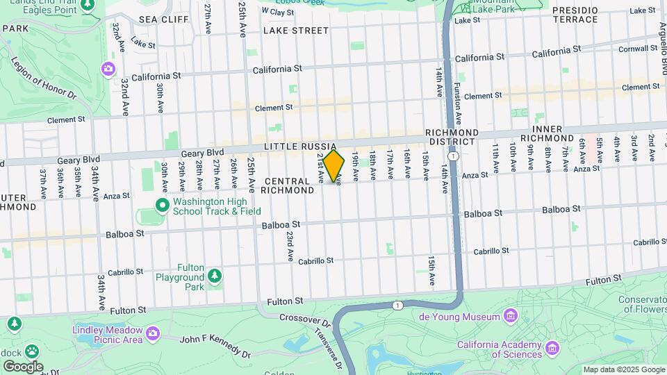 2917 Anza St Map and Location Details