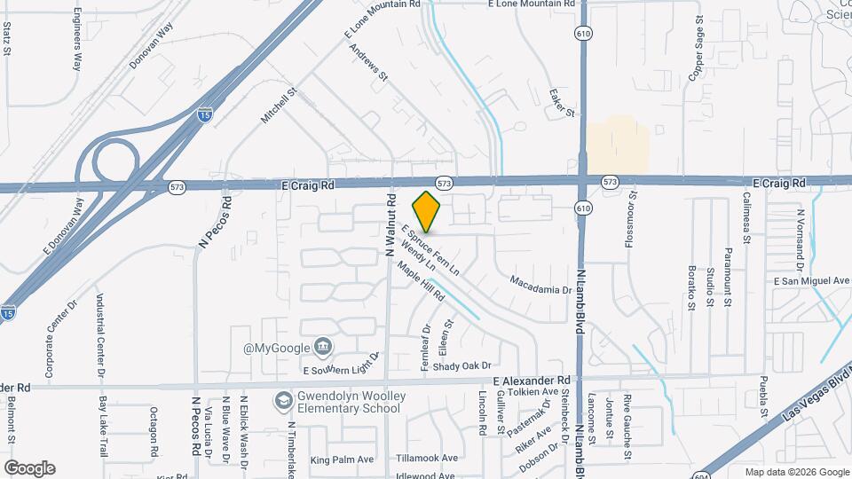 3968 E Spruce Fern Ln Map and Location Details