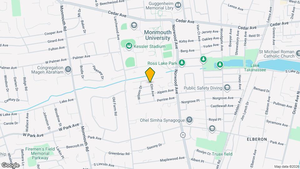 102 Dixon Ave Map and Location Details