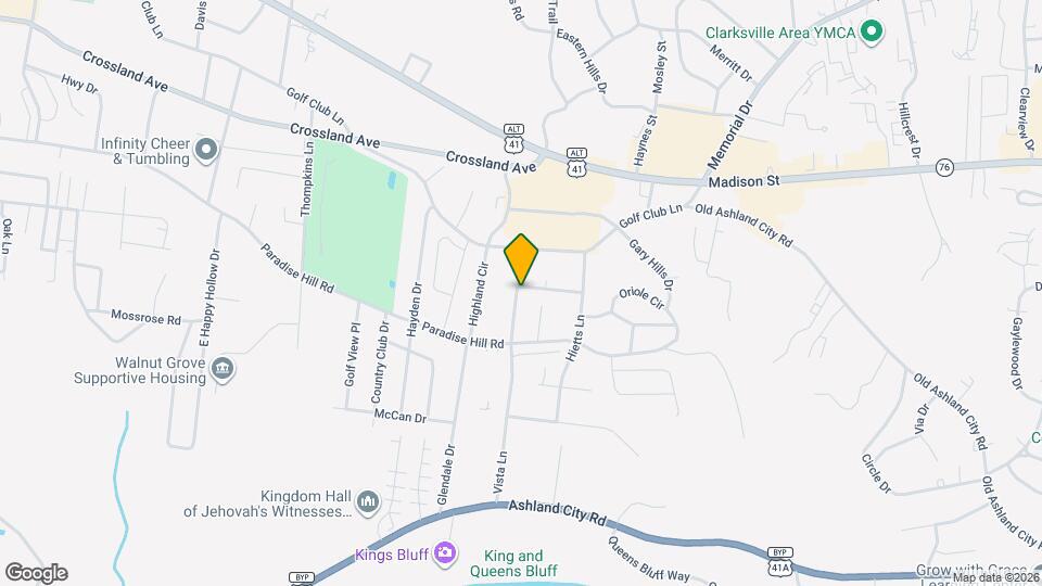 1646 Vista Ln Map and Location Details