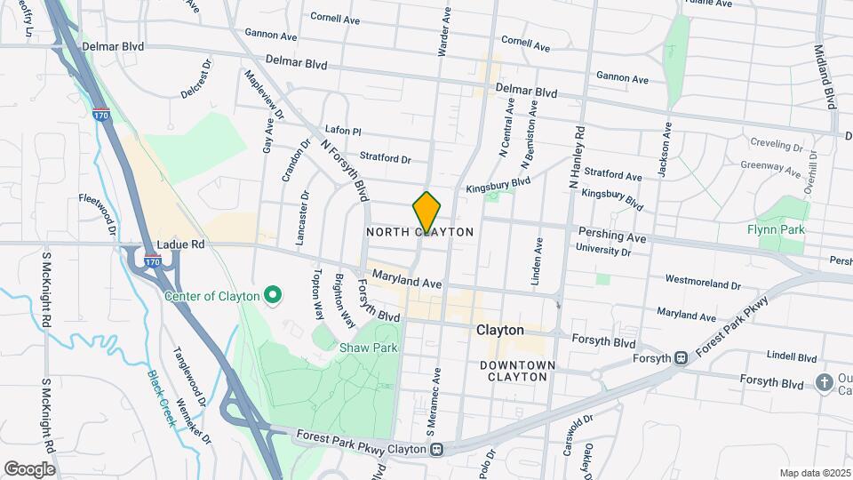 150-152 N Brentwood Map and Location Details