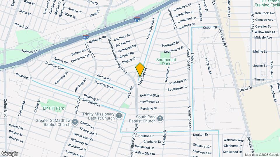 6838 Crestridge St Map and Location Details
