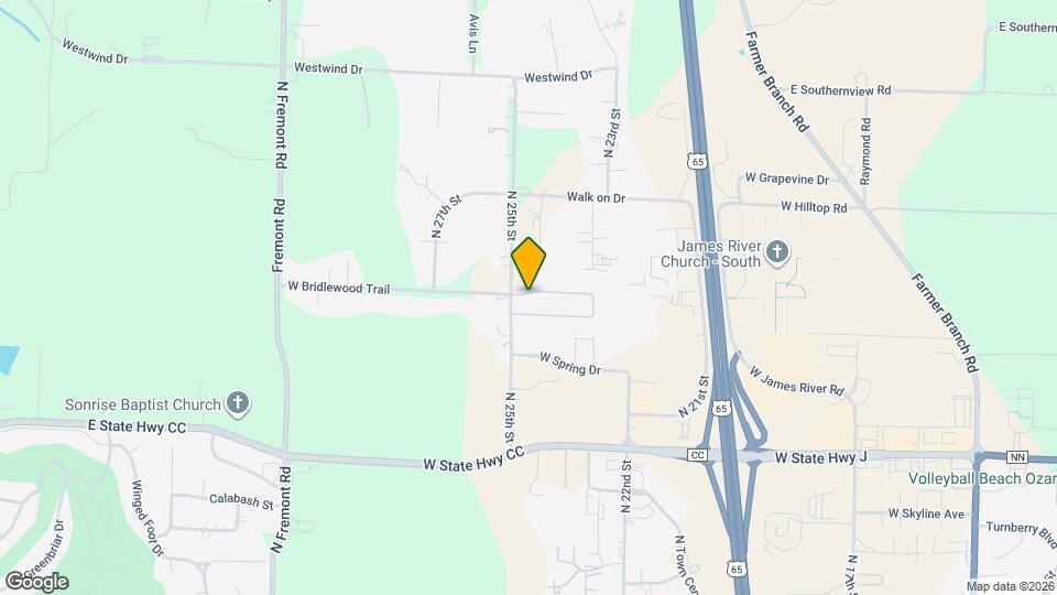 2406 W Bridlewood Trail Map and Location Details