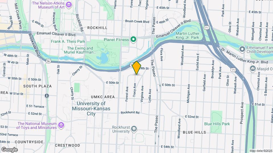 4925 Tracy Ave Map and Location Details