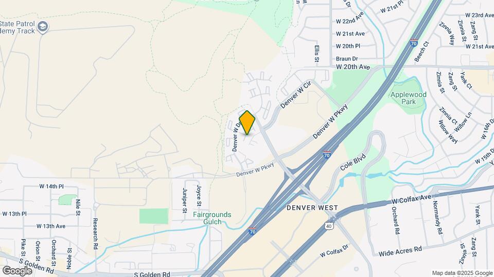 Camden Denver West Mapa y Detalles de la Ubicación