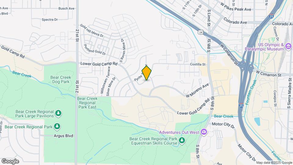 1547 Costilla St Map and Location Details