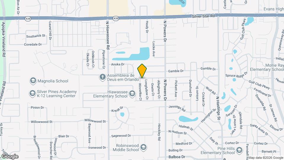 2121 Winnetka Ct Map and Location Details