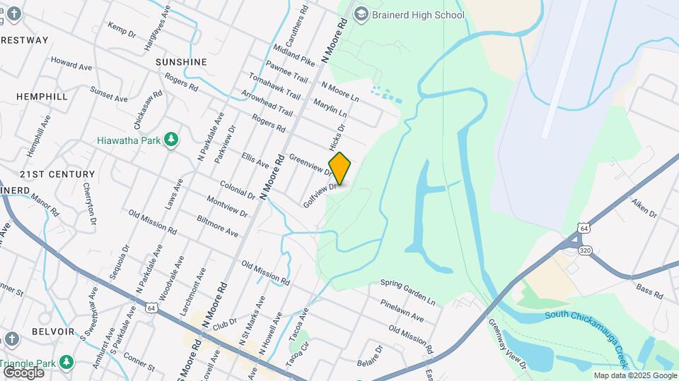 5022 Golfview Dr Map and Location Details