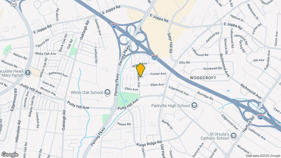 8637 Hoerner Ave Map and Location Details