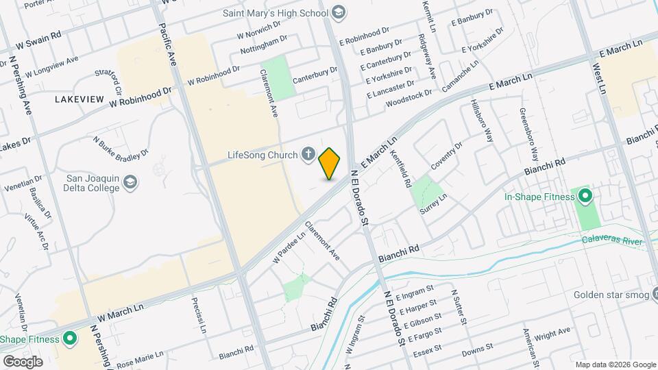 73 W March Ln, Unit C &amp; D Map and Location Details