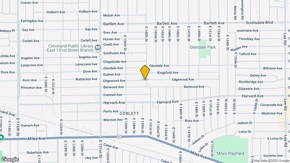 13912 Edgewood Ave Mapa y Detalles de la Ubicación