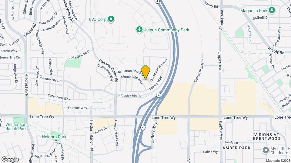 5593 McFarlan Ranch Dr Map and Location Details