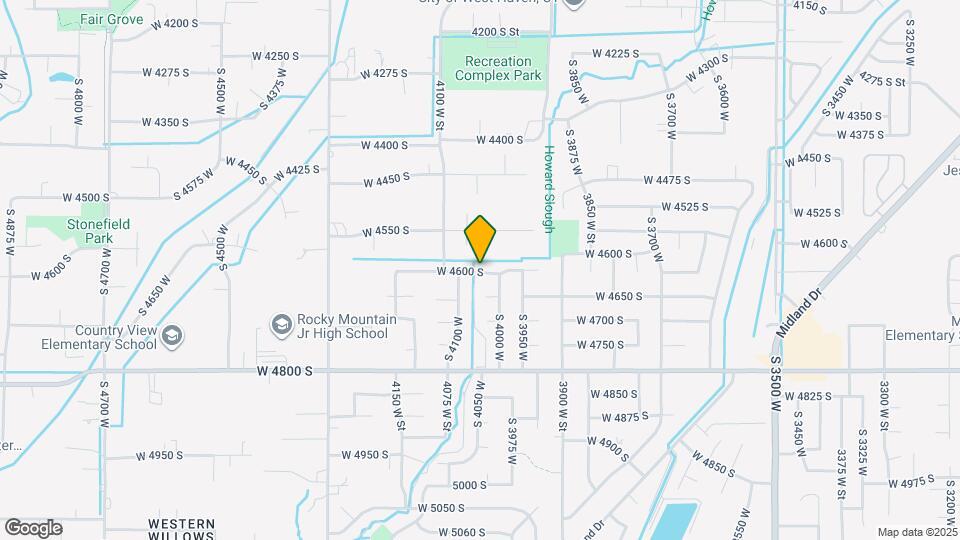 4056 W 4600 S Map and Location Details