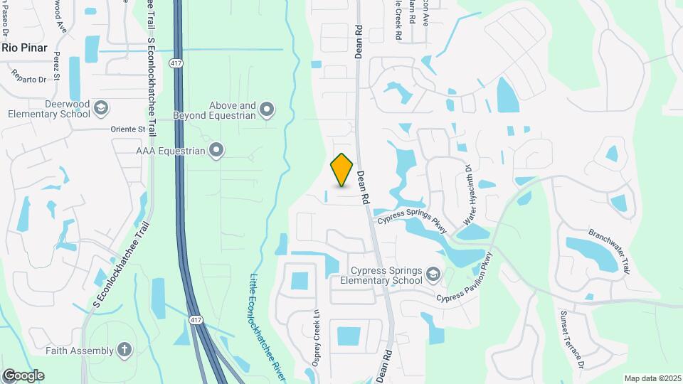 10021 Cypress Meadows Ln Mapa y Detalles de la Ubicación