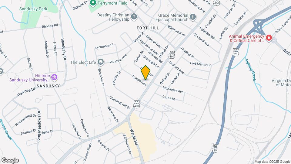 1104 Toledo Ave Map and Location Details