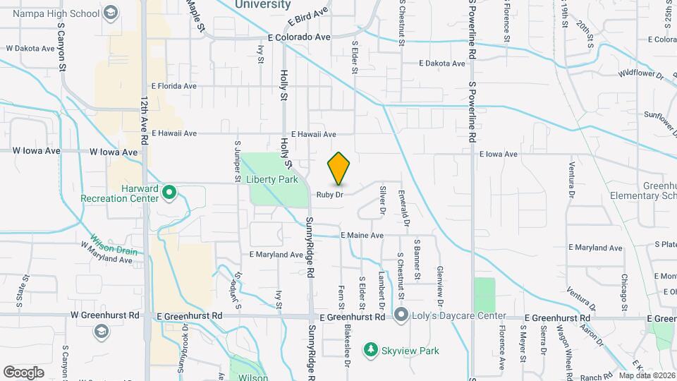 1619 Ruby Ct Map and Location Details