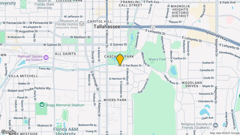 1208 S Gadsden St Map and Location Details